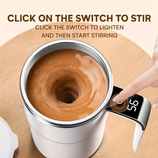 Auto-Stir Coffee Mug