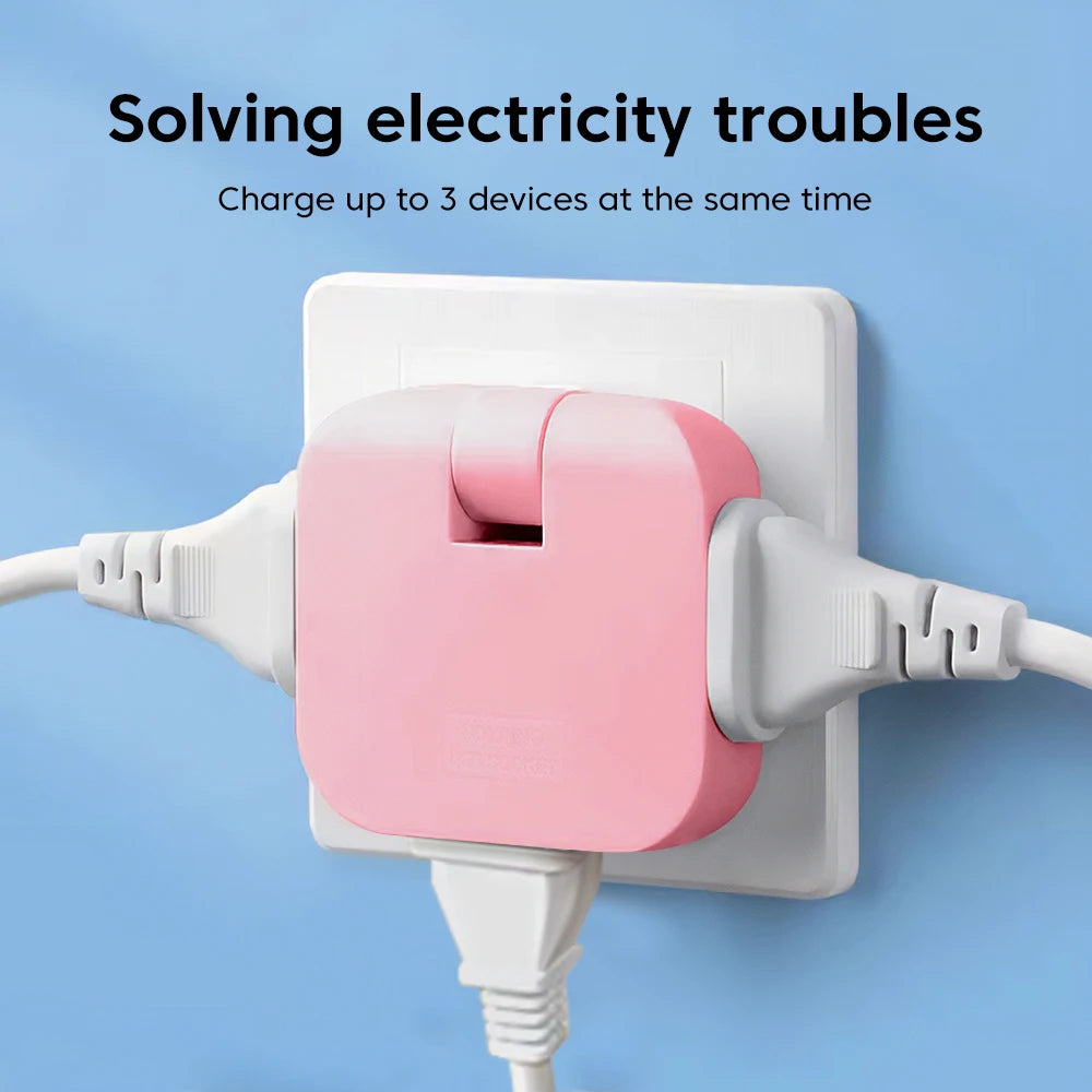 Rotating US→EU Power Strip