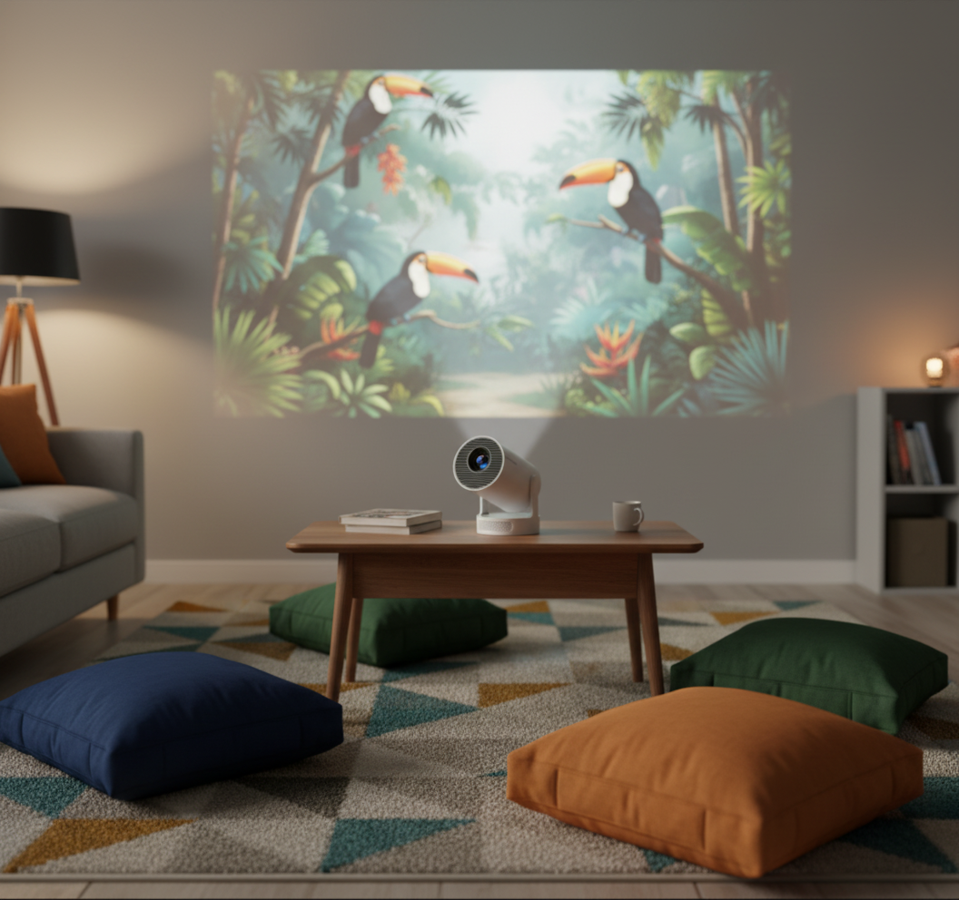 Magcubic HY300 Pro+ 4K Android 11 Portable Projector 8000 Lumens WiFi 6 BT5.4 Outdoor Theater 5W HiFi Speaker 720P HD Supported